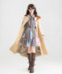 Retro Block Irregular Dress
